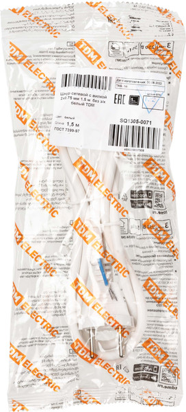 Изображение товара Шнур сетевой TDM SQ1305-0073