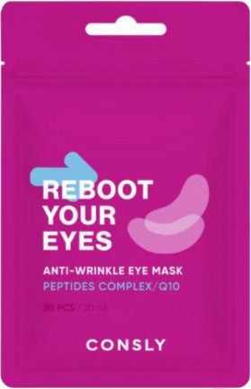 Изображение товара Патчи под глаза Consly от морщин с коэнзимом Q10 и пептидами (30шт)