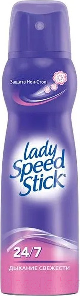 Изображение товара Дезодорант-спрей Lady Speed Stick Дыхание свежести (150мл)