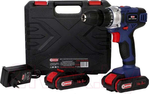 Изображение товара Аккумуляторная дрель-шуруповерт Диолд ДЭА-16ЛИ-01М