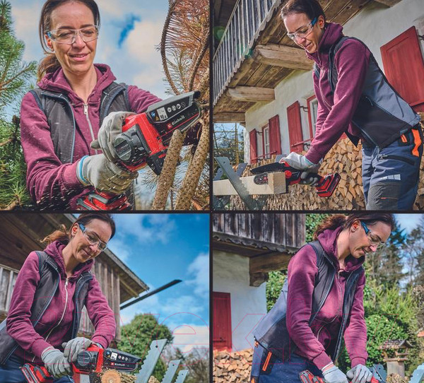 Изображение товара Пила цепная аккумуляторная Einhell GE-PS 18/15 Li BL-Solo (4600040)