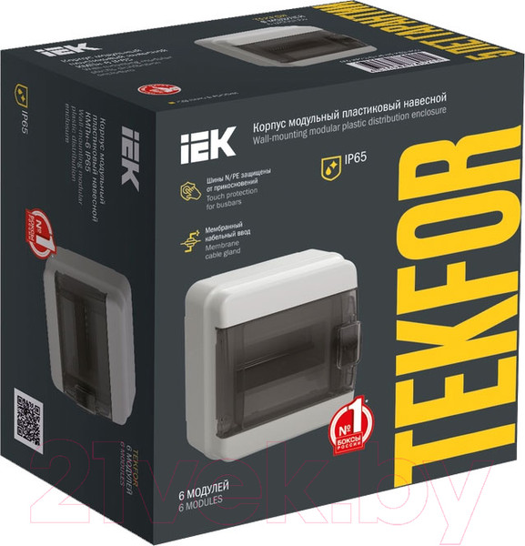 Изображение товара Бокс пластиковый IEK Tekfor TF5-KP72-N-06-65-K03-K02