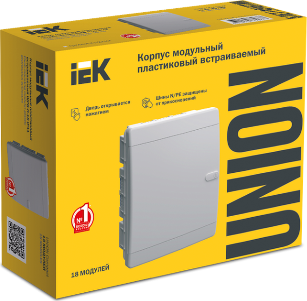 Изображение товара Бокс пластиковый IEK Union Compact UIC-KP13-V-18-41-K01