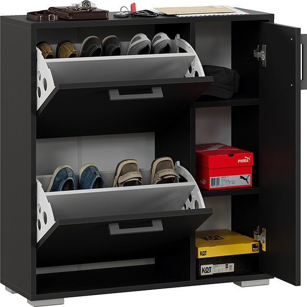Изображение товара Тумба для обуви ТриЯ Тип 15 (антрацит)