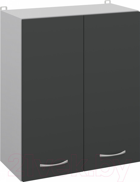 Изображение товара Шкаф навесной для кухни Кортекс-мебель Корнелия Лира ВШ60 (антрацит)