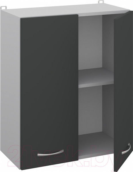 Изображение товара Шкаф навесной для кухни Кортекс-мебель Корнелия Лира ВШ60 (антрацит)