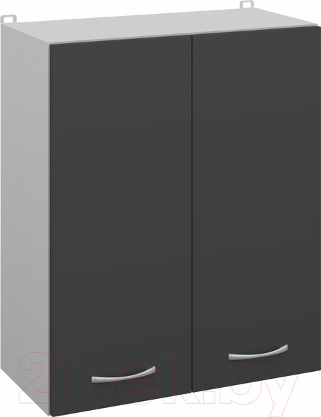 Изображение товара Шкаф навесной для кухни Кортекс-мебель Корнелия Лира ВШ60с (антрацит)