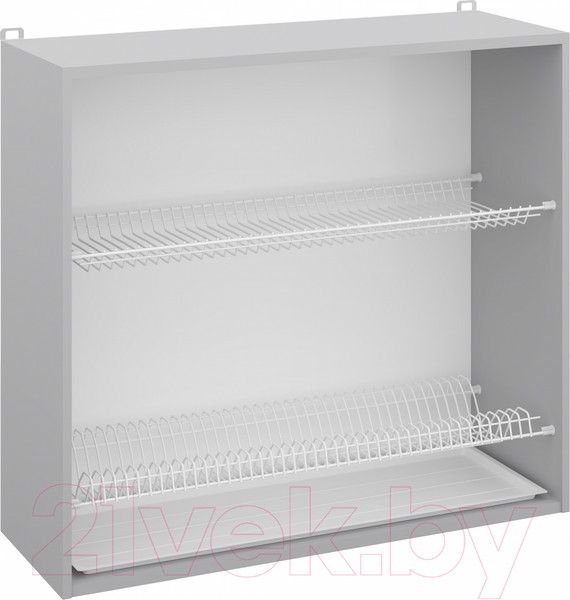 Изображение товара Шкаф навесной для кухни Кортекс-мебель Корнелия Лира ВШ80с (антрацит)