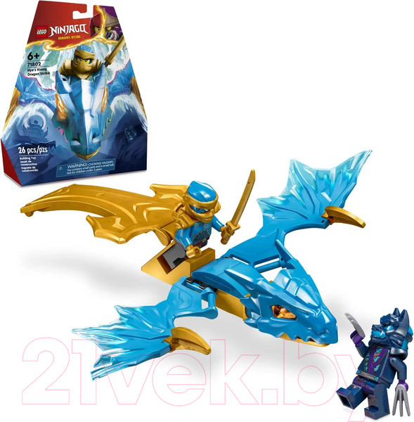 Изображение товара Конструктор Lego Ninjago Удар восходящего дракона Нии / 71802