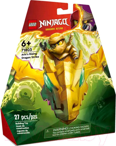 Изображение товара Конструктор Lego Ninjago Удар восходящего дракона Арин / 71803 