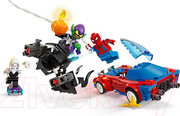 Изображение товара Конструктор Lego Super Heroes Автомобиль Человека-Паука и Зеленый гоблин Венома (76279)
