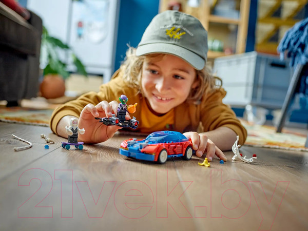 Изображение товара Конструктор Lego Super Heroes Автомобиль Человека-Паука и Зеленый гоблин Венома (76279)