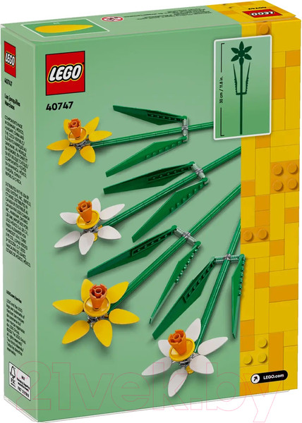 Изображение товара Конструктор Lego Icons Нарциссы / 40747 