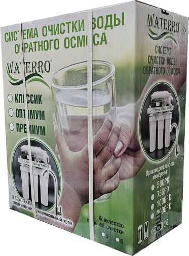 Изображение товара Система обратного осмоса Waterro Optimum 100G-H1812 / WCLAS100
