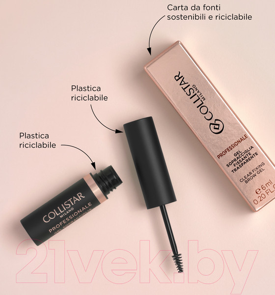 Изображение товара Гель для бровей Collistar Professionale Clear Fixing Brow Gel (6.5мл)