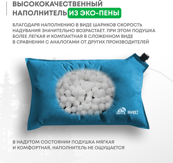 Изображение товара Подушка туристическая RSP Outdoor Sweet / P-SW-B (синий)