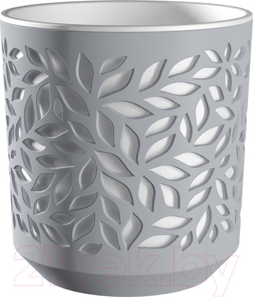 Изображение товара Кашпо La Decoro Leaves / КШ-5829 (серый/белый)
