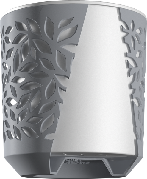 Изображение товара Кашпо La Decoro Leaves / КШ-5829 (серый/белый)