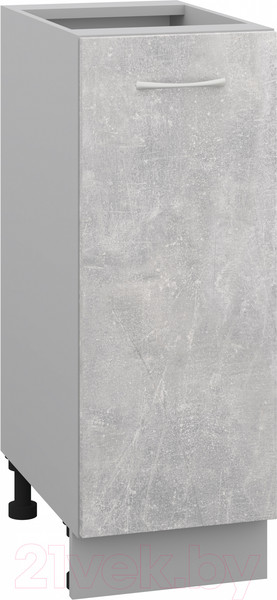 Изображение товара Шкаф-стол кухонный Кортекс-мебель Корнелия Лира НШ30р без столешницы (ателье светлый)