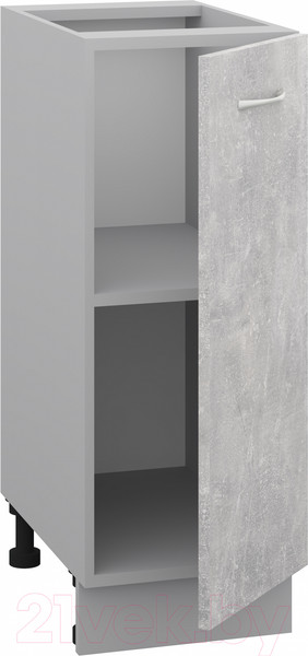 Изображение товара Шкаф-стол кухонный Кортекс-мебель Корнелия Лира НШ30р без столешницы (ателье светлый)