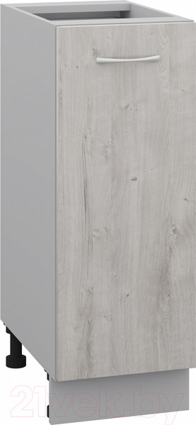 Изображение товара Шкаф-стол кухонный Кортекс-мебель Корнелия Лира НШ30р без столешницы (дуб монтерей)