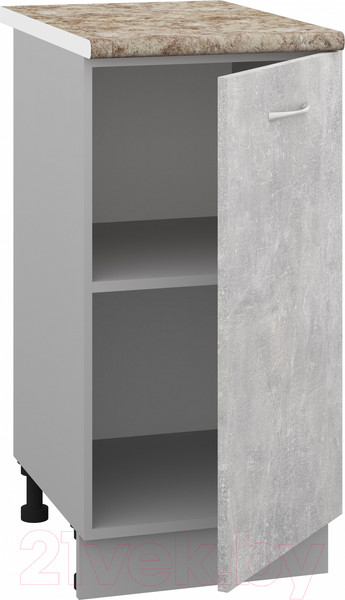 Изображение товара Шкаф-стол кухонный Кортекс-мебель Корнелия Лира НШ40р (ателье светлый/мадрид)