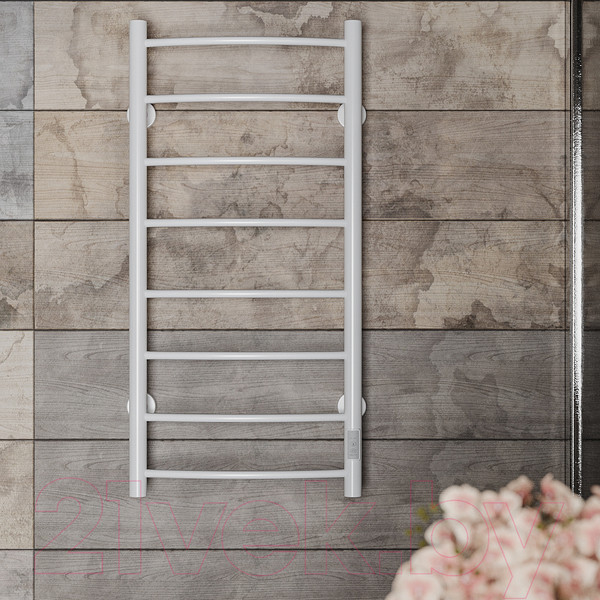 Изображение товара Полотенцесушитель электрический Roxen Santi BK-109AW-8T / 11030-4385W (белый)