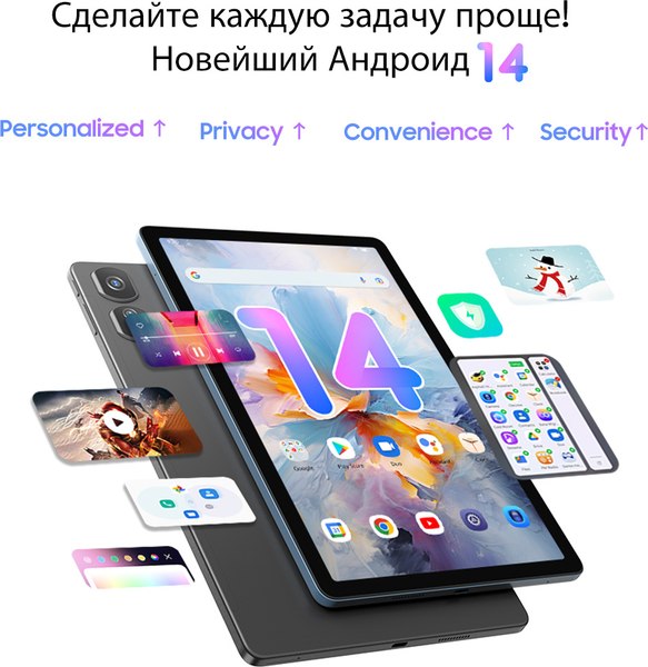 Изображение товара Планшет Blackview Tab 16 Pro 8GB/256GB / TAB16PRO_G (серый)