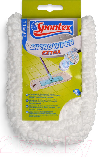 Изображение товара Моп для швабры Spontex Microwiper Extra / 97050154