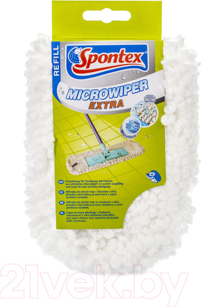 Изображение товара Моп для швабры Spontex Microwiper Extra / 97050154