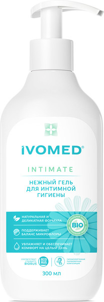 Изображение товара Гель для интимной гигиены Ivomed Нежный (300мл)