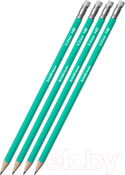 Изображение товара Набор простых карандашей Erich Krause Prime / 60697 (4шт)