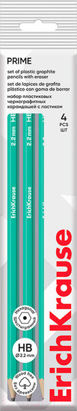 Изображение товара Набор простых карандашей Erich Krause Prime / 60697 (4шт)