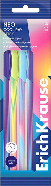 Изображение товара Набор шариковых ручек Erich Krause 61013 (4шт, синий)