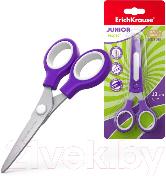 Изображение товара Ножницы канцелярские Erich Krause Junior Protect / 58196
