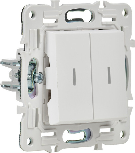 Изображение товара Выключатель IEK Skandy SK-V20-1-10-K01 (арктический белый)