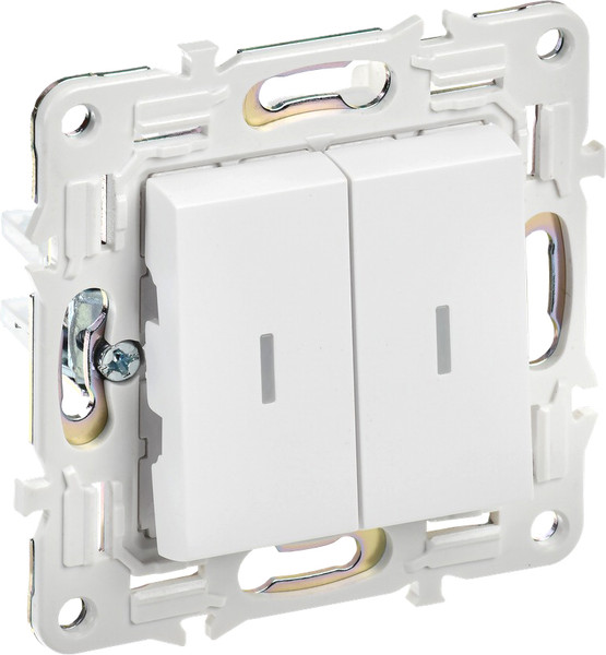 Изображение товара Выключатель IEK Skandy SK-V20-1-10-K01 (арктический белый)