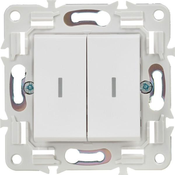 Изображение товара Выключатель IEK Skandy SK-V20-1-10-K01 (арктический белый)