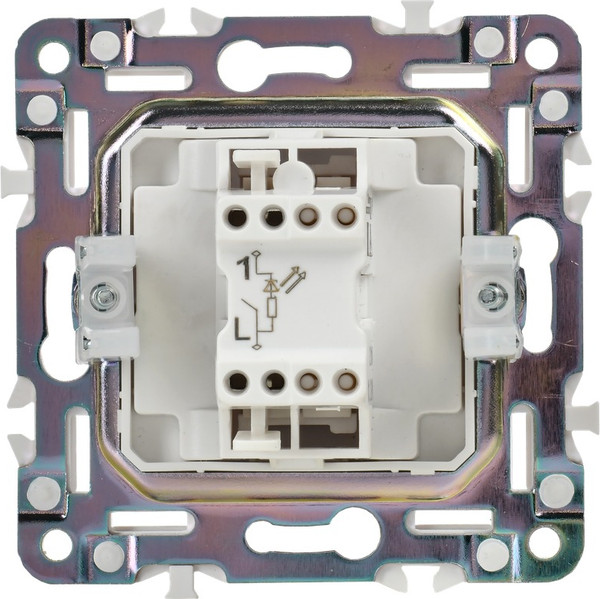 Изображение товара Выключатель IEK Skandy SK-V10-1-10-K01 (арктический белый)