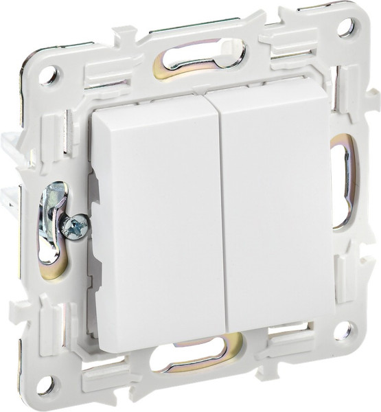 Изображение товара Выключатель IEK Skandy SK-V22-0-10-K01 (арктический белый)