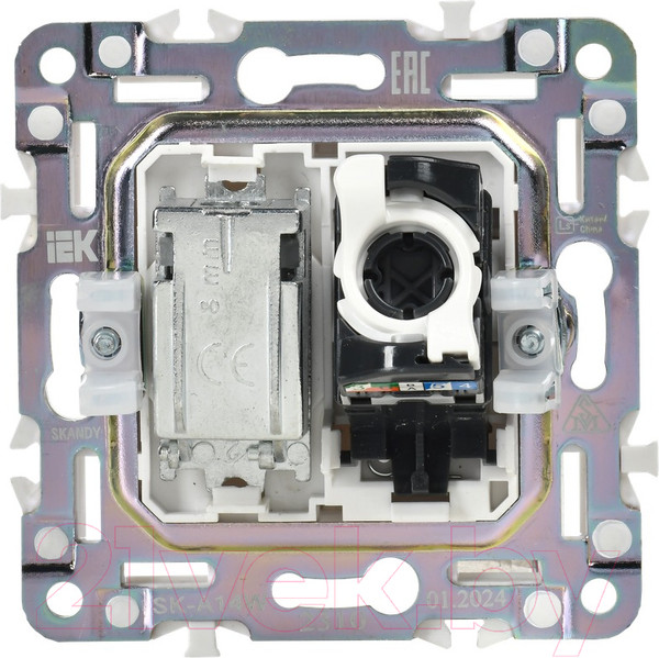 Изображение товара Розетка IEK Skandy SK-AK20-1-K01 (белый)