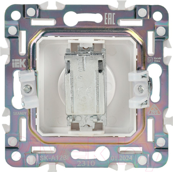 Изображение товара Розетка IEK Skandy SK-A10-O-K02 (черный)