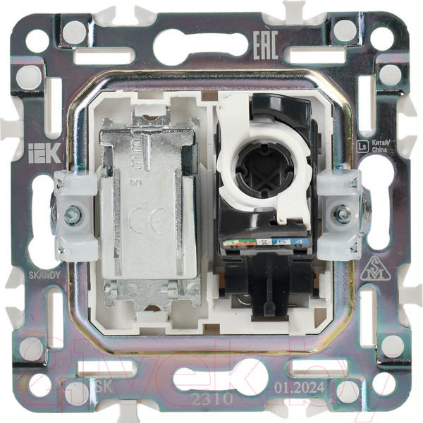 Изображение товара Розетка IEK Skandy SK-AK20-1-K02 (черный)