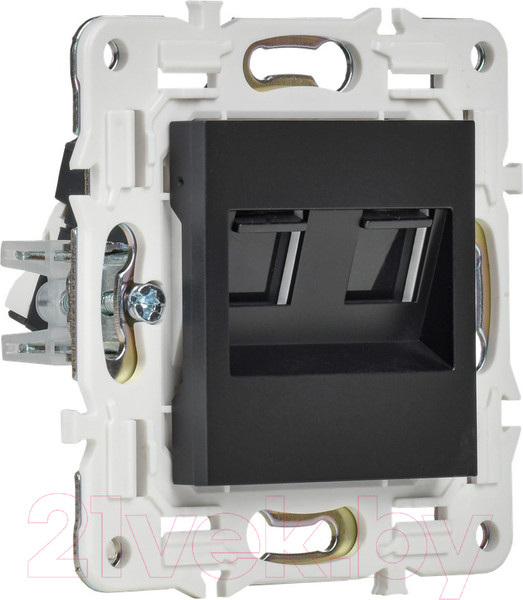 Изображение товара Розетка IEK Skandy SK-K20-1-K02 (черный)