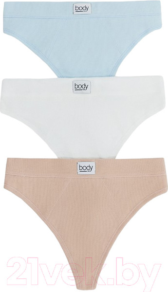 Изображение товара Комплект женских трусов Mark Formelle 412492-3 (р.94, персиковый румянец)