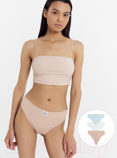 Изображение товара Комплект женских трусов Mark Formelle 412492-3 (р.106, персиковый румянец)