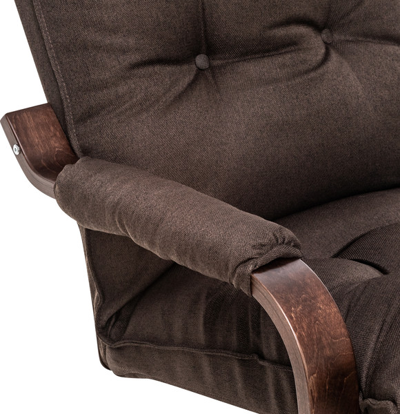 Изображение товара Кресло-качалка Импэкс Leset Оливер (орех текстура/Malmo 28)