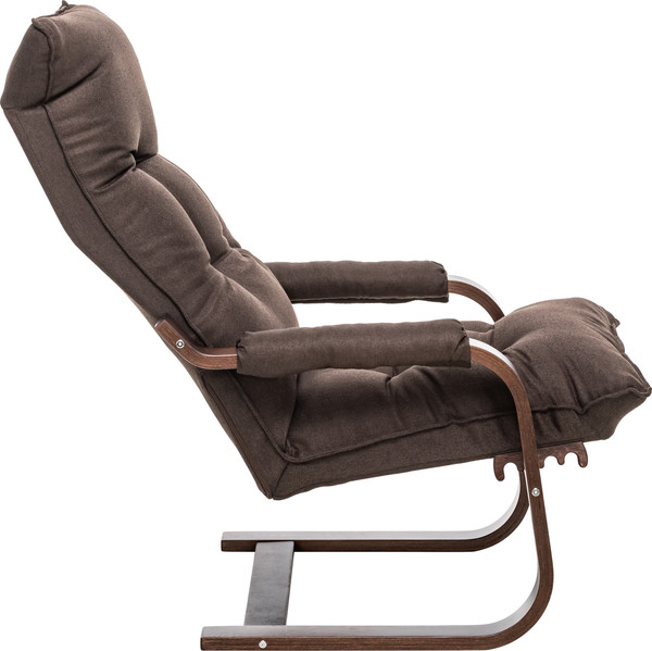 Изображение товара Кресло-качалка Импэкс Leset Оливер (орех текстура/Malmo 28)