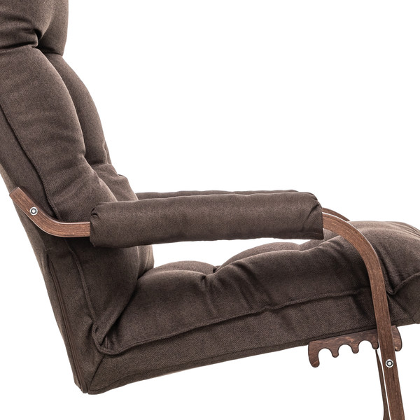 Изображение товара Кресло-качалка Импэкс Leset Оливер (орех текстура/Malmo 28)