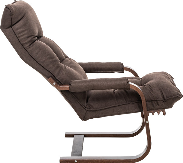 Изображение товара Кресло-качалка Импэкс Leset Оливер (орех текстура/Malmo 28)